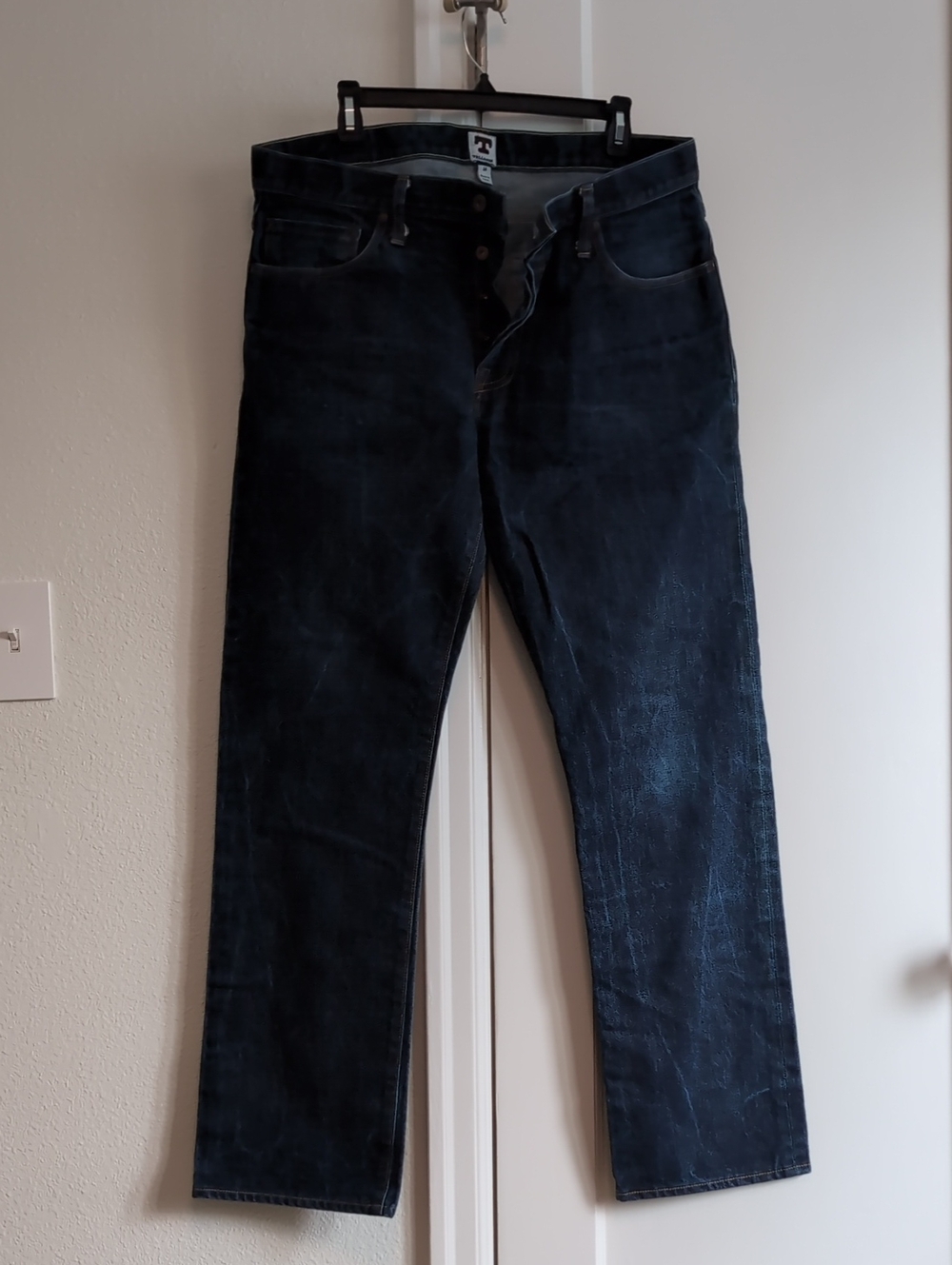 Tellason Indigo Straight-Leg Jeans